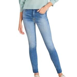 Veronica Beard NWT Debbie High Rise Skinny Juno Jeans Raw Fray Hem Size 26